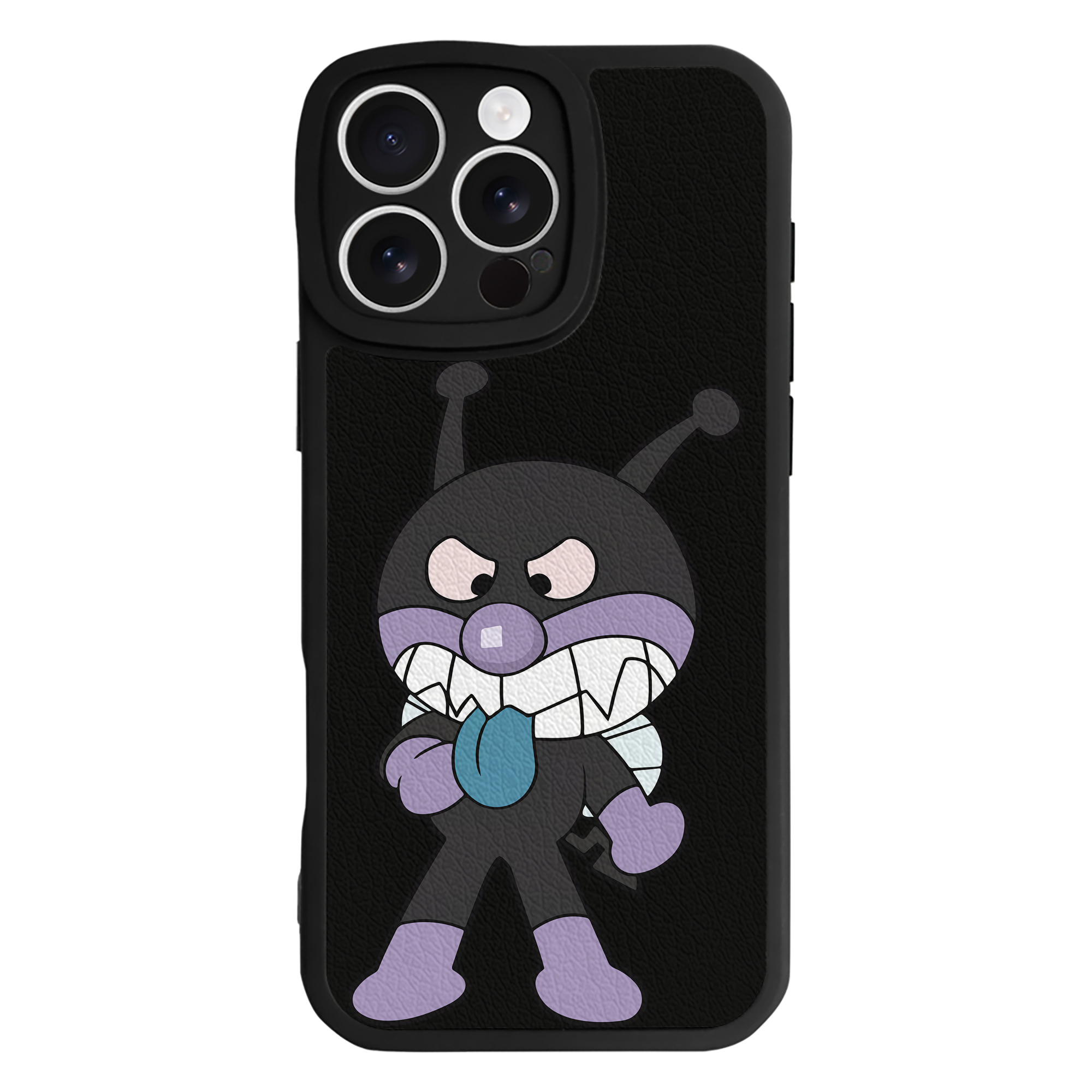 （画像用） アンパンマン Anpanman 【iPhone 16シリーズ対応】シリコンスマホケース（レザー調） 材質：シリコン